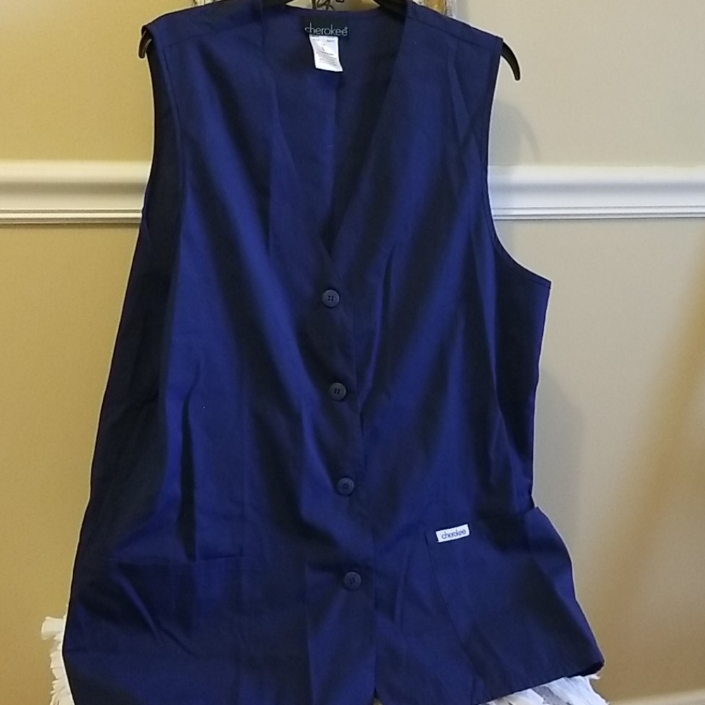 Cherokee - Navy Nurse Vest - Size L